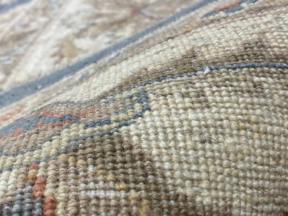 9'x12' Hand-Knotted Chobi Beige/Blue Area Rug – KB Rugs