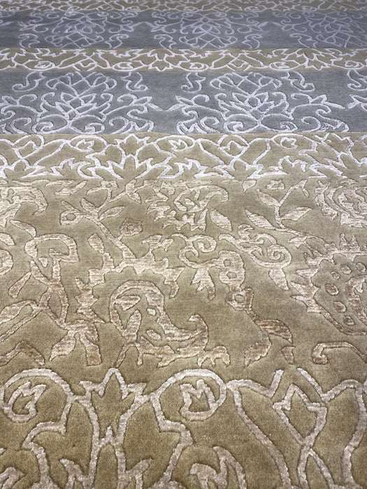 9'0X12'0 Nepali Hand Knotted 100% Wool Area rug