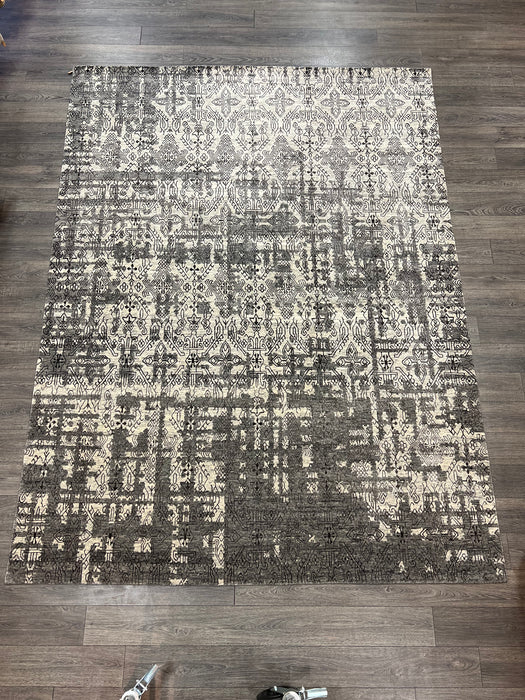 8'11" X11'11" nepali  Silk & Wool Hand Knotted Area Rug