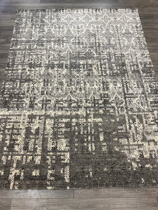 8'11" X11'11" nepali  Silk & Wool Hand Knotted Area Rug