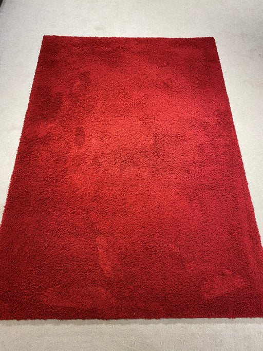 5'x8' Power-Loomed Shaggy Red Area Rug – KB Rugs