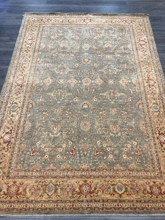 8'9"X12'3" Ziegler Wool  Hand Knotted Area Rug