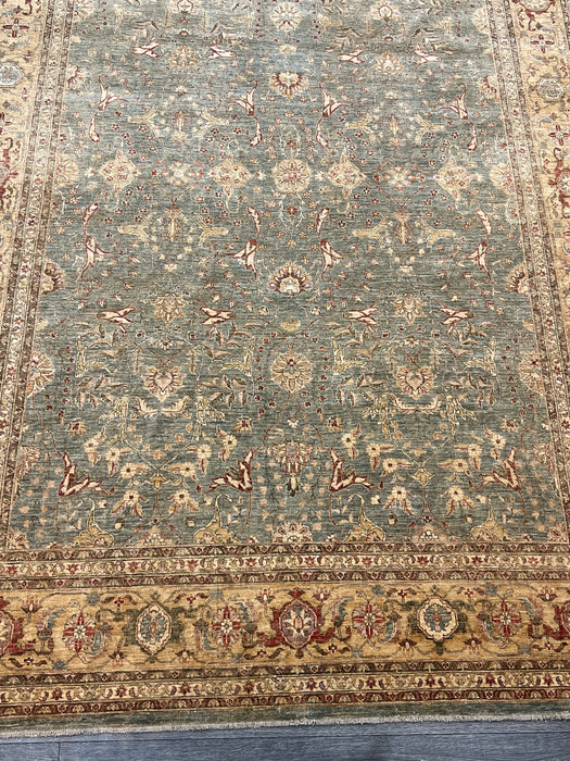 8'9"X12'3" Ziegler Wool  Hand Knotted Area Rug