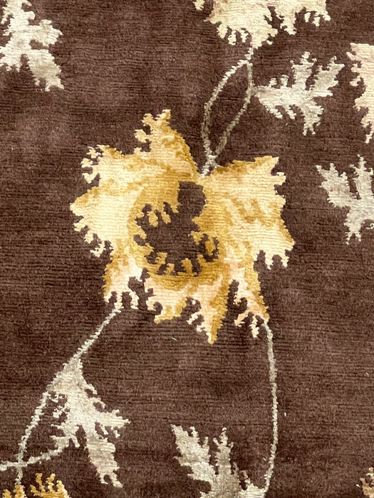 9'x12' Hand-Knotted Nepali Brown Area Rug – KB Rugs