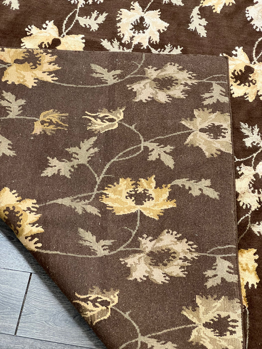 9'x12' Hand-Knotted Nepali Brown Area Rug – KB Rugs