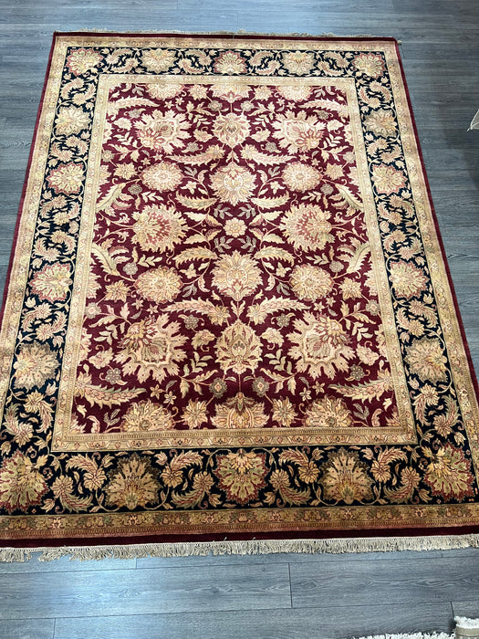 9'X12' Indo Persian Wool Hand Knotted Area Rug