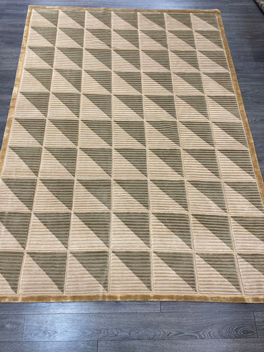 8'9"X12'3" nepali Wool Hand Knotted Area Rug