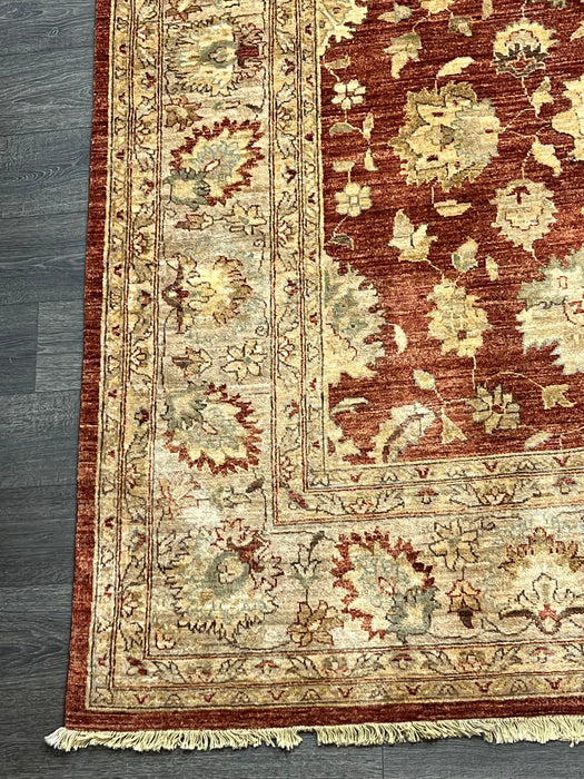 9'2"X12'5" Ziegler Wool  Hand Knotted Area Rug