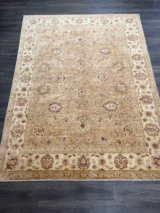 9'x12' Hand-Knotted Chobi Beige/Red Area Rug – KB Rugs