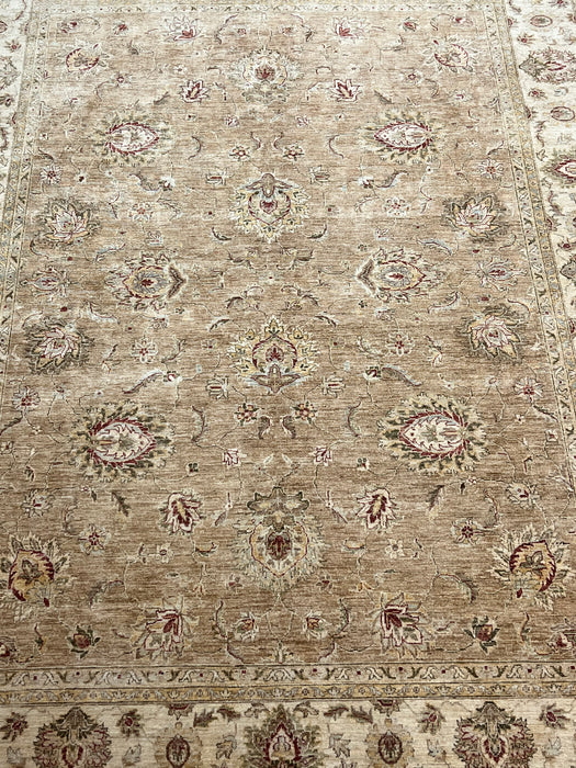 9'x12' Hand-Knotted Chobi Beige/Red Area Rug – KB Rugs