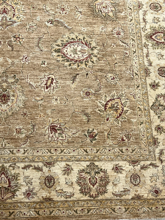 9'x12' Hand-Knotted Chobi Beige/Red Area Rug – KB Rugs