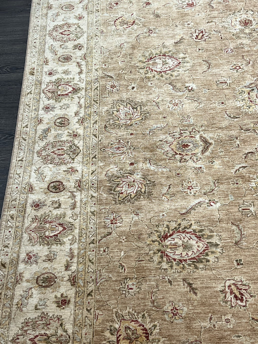 9'x12' Hand-Knotted Chobi Beige/Red Area Rug – KB Rugs