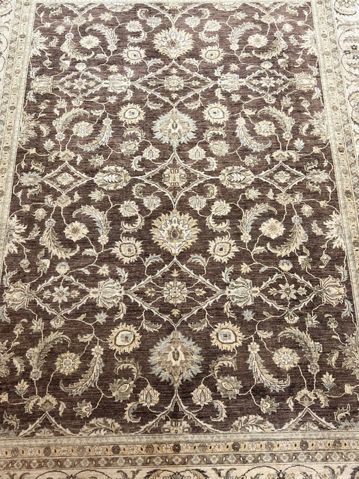 9'x12' Hand-Knotted Chobi Brown/Beige Area Rug – KB Rugs