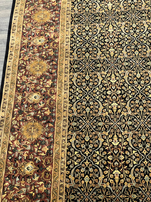 9'x12' Hand-Knotted Sutri Multi/Black Area Rug – KB Rugs