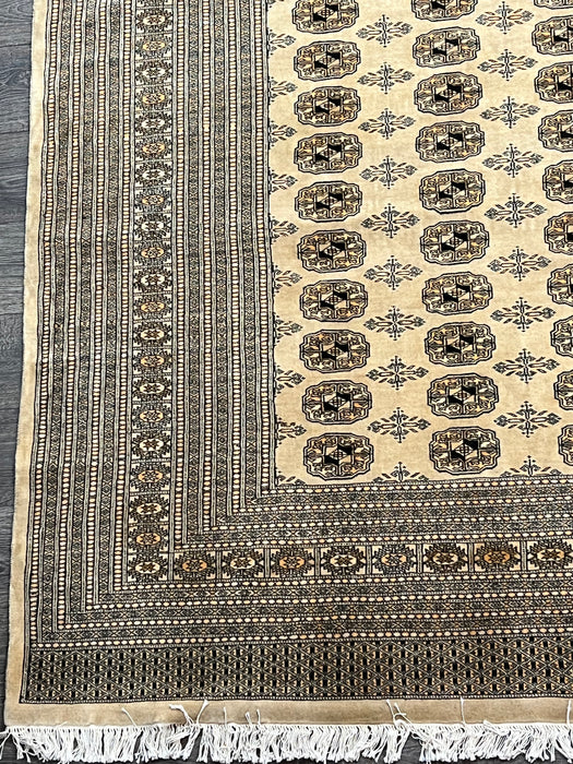 9'3"X11'10" Bukhara Wool Hand Knotted Area Rug