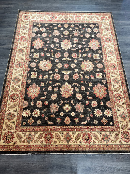 9'x12' Hand-Knotted Chobi Black/Red Area Rug – KB Rugs
