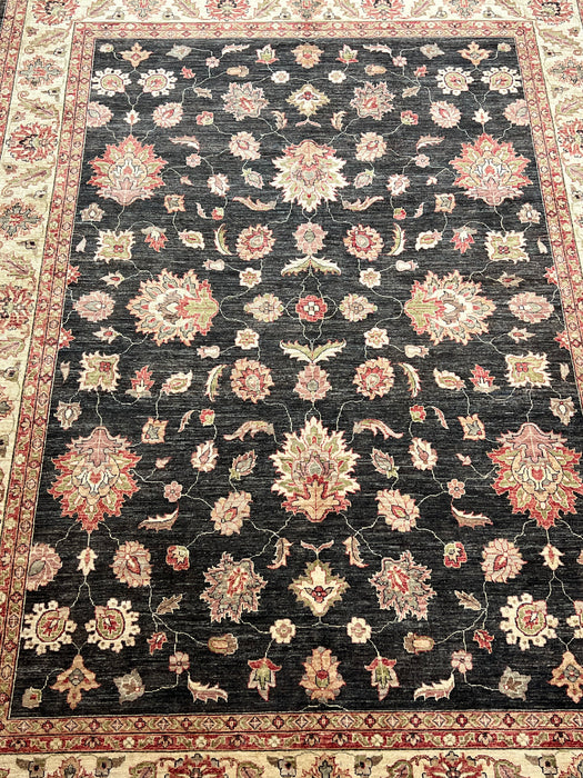 9'x12' Hand-Knotted Chobi Black/Red Area Rug – KB Rugs