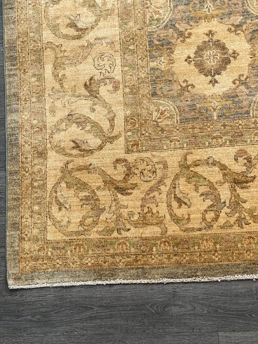 9'x12' Hand-Knotted Chobi Beige/Grey Area Rug – KB Rugs