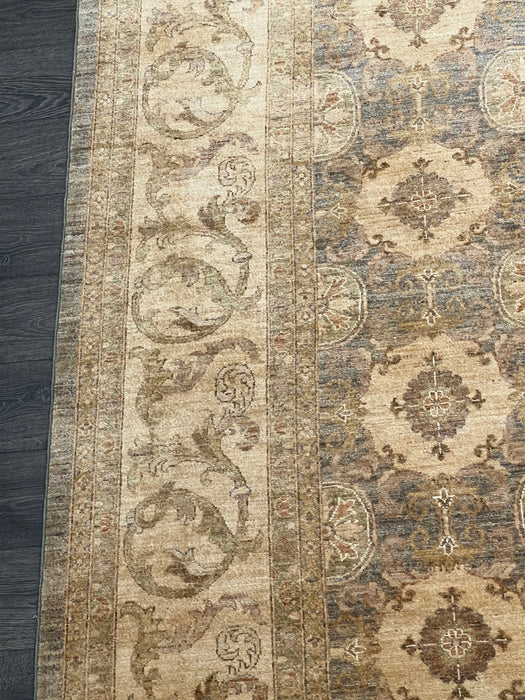 9'1"X12'4" Ziegler Wool Hand Knotted Area Rug