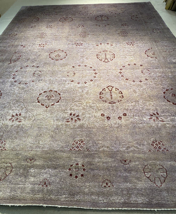 10'0X14'0 Hand Knotted 100% Wool Area rug (Antique)