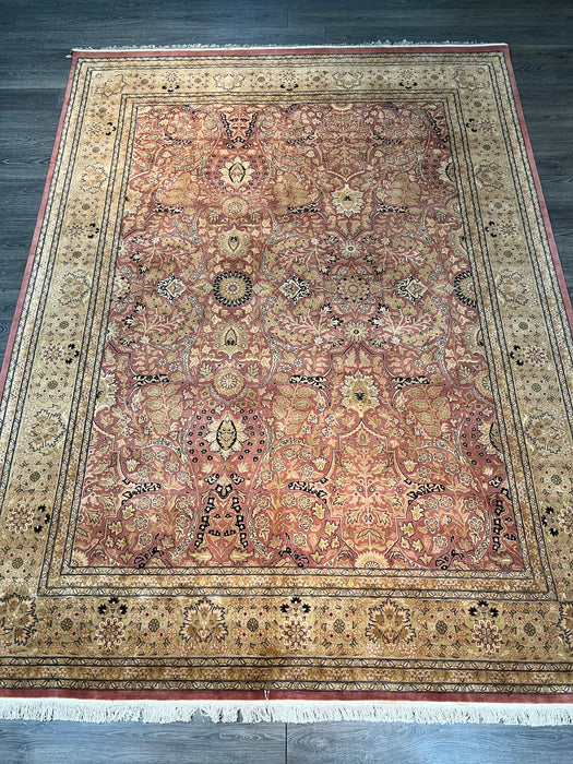 9'2"X12'3" wool Hand Knotted Area Rug