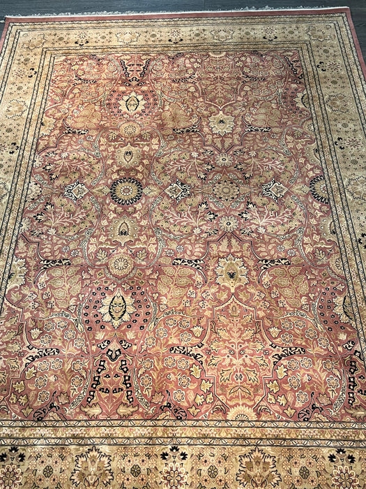9'2"X12'3" wool Hand Knotted Area Rug