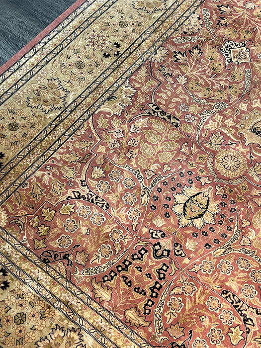 9'2"X12'3" wool Hand Knotted Area Rug