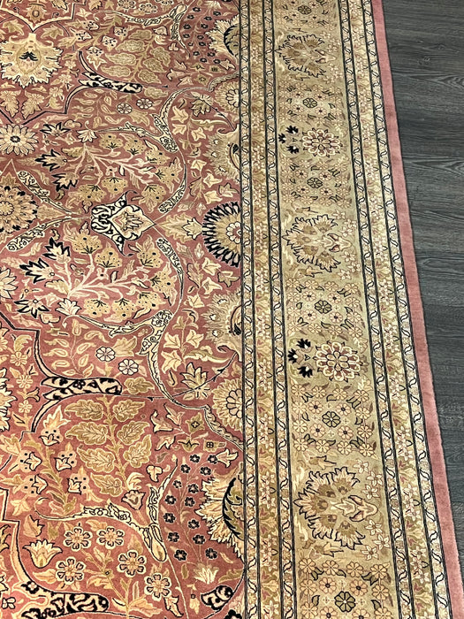 9'2"X12'3" wool Hand Knotted Area Rug