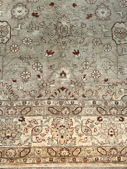 9'x12' Hand-Knotted Chobi Beige/Orange Area Rug – KB Rugs