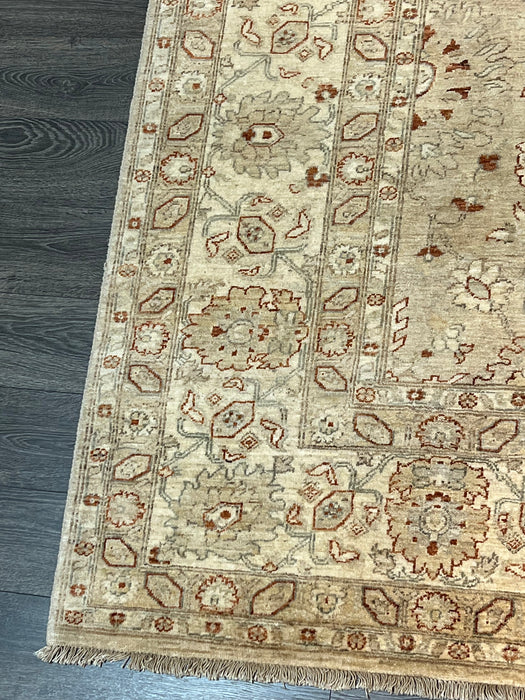 9'x12' Hand-Knotted Chobi Beige/Orange Area Rug – KB Rugs