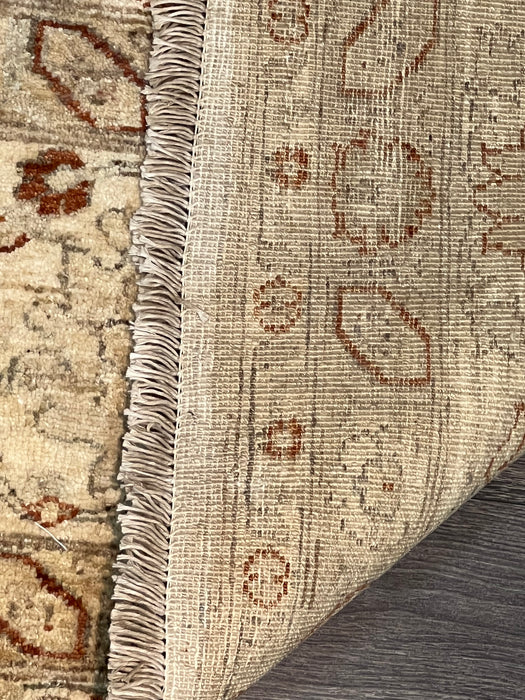 9'x12' Hand-Knotted Chobi Beige/Orange Area Rug – KB Rugs