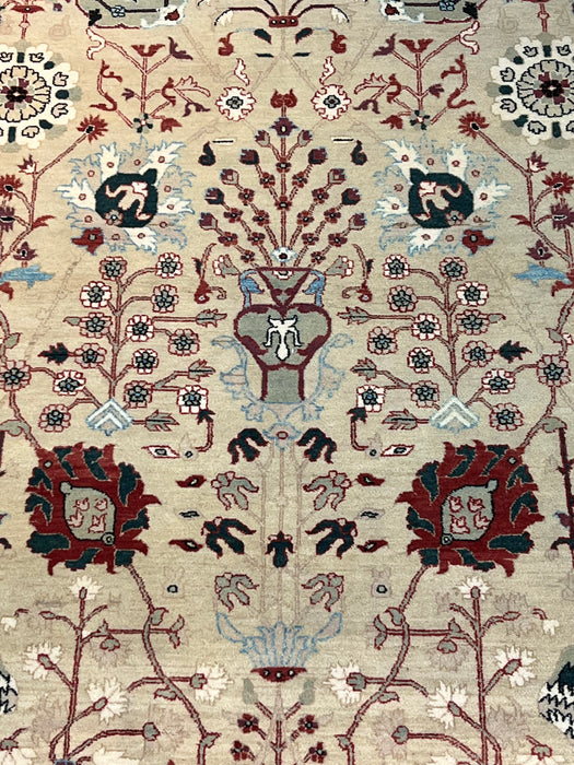 8'7"X12'5" Ziegler wool Hand Knotted Area Rug