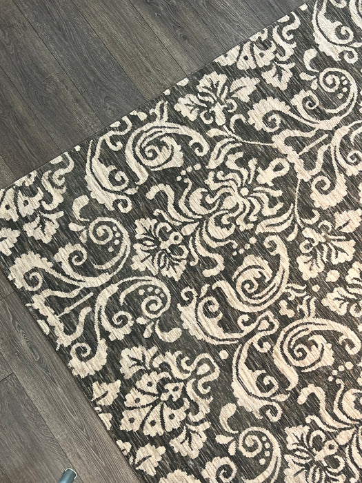 9'x12' Hand-Knotted Tibetan Grey/Cream Area Rug – KB Rugs