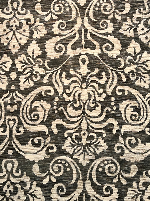 9'x12' Hand-Knotted Tibetan Grey/Cream Area Rug – KB Rugs