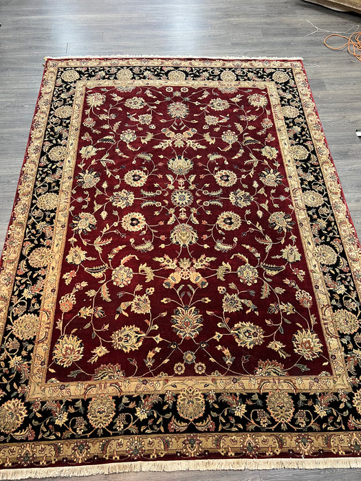 9'2"X12'4" indo persian wool Hand Knotted Area Rug