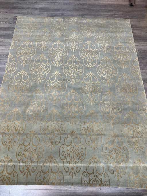 9'x12' Hand-Knotted Nepali Gold/Grey Area Rug – KB Rugs