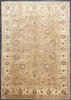 9'X12' Hand-Knotted Chobi Wool Area Rug - Beige/Red