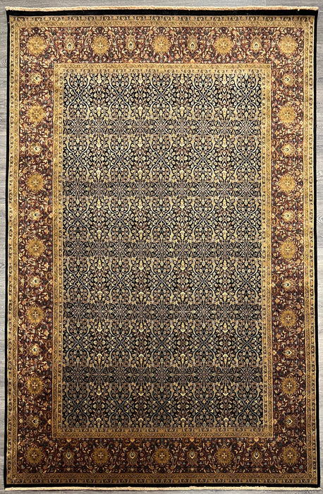 9'x12' Hand-Knotted Sutri Multi/Black Area Rug – KB Rugs