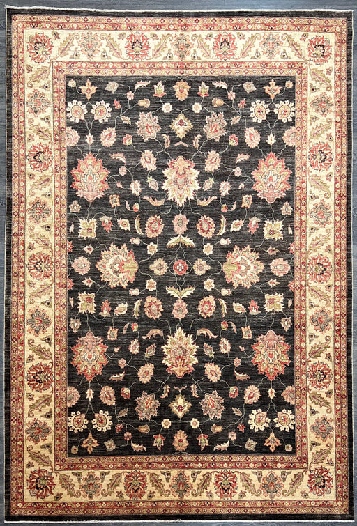 9'x12' Hand-Knotted Chobi Black/Red Area Rug – KB Rugs