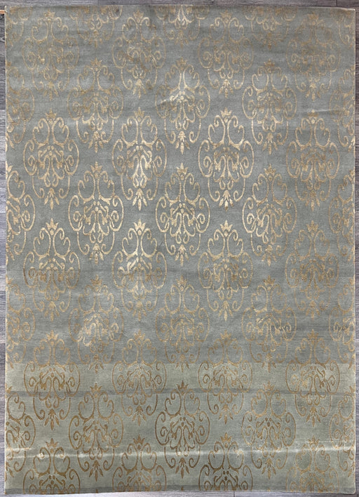 9'x12' Hand-Knotted Nepali Gold/Grey Area Rug – KB Rugs