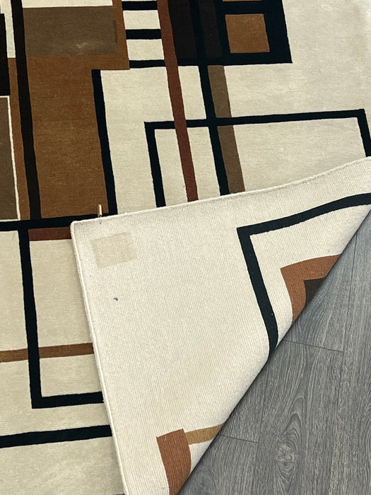 6’3x9 nepali wool and silk area rug