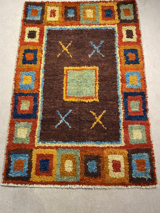 3.3X4.5 Kilim Hand Knotted 100% Wool Area rug