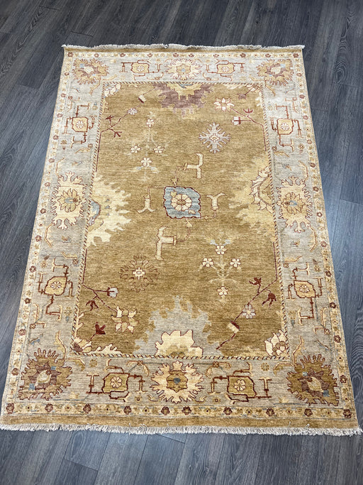 6'x9' Hand-Knotted Chobi Beige/Multi Area Rug – KB Rugs