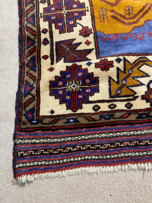 4.8X6.4 Bajasta Hand Knotted 100% Wool Area rug