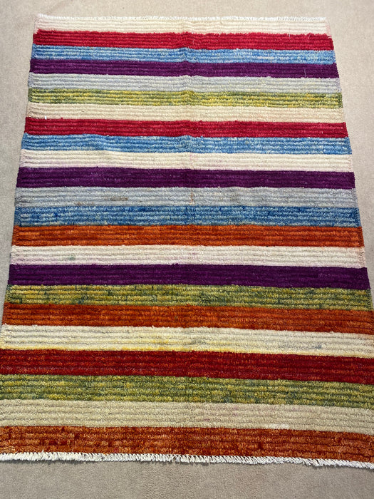 3.8X5.2 Gebba (Single Knot) Hand Knotted 100% Wool Area rug