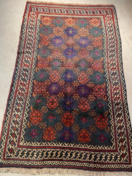 4.9X7.7 Bajasta antique Hand Knotted 100% Wool Area rug