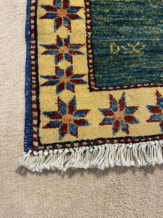 2'0X3'0 Wool Hand Knotted Wall Hanging Area rug