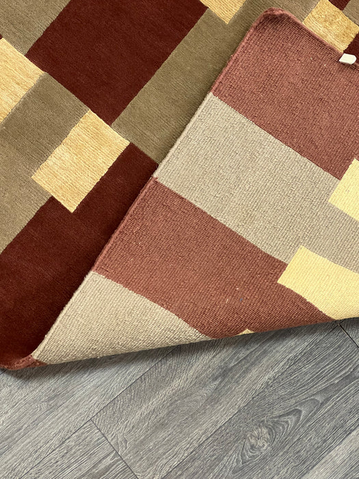 6’4x9’1 nepali wool and silk area rug
