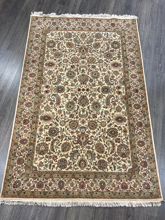 6'x9' Hand-Knotted Persian Brown/Ivory Area Rug – KB Rugs