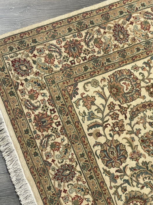 5’9x9 indo persian wool area rug